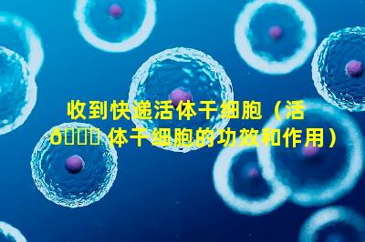 收到快递活体干细胞（活 🐒 体干细胞的功效和作用）